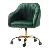 Bright Velvet Office Chair
