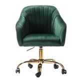 Bright Velvet Office Chair