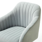Bright Velvet Office Chair