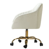 Bright Velvet Office Chair