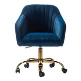 Bright Velvet Office Chair