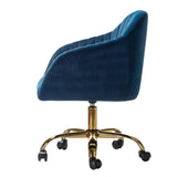 Bright Velvet Office Chair
