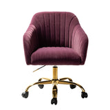 Bright Velvet Office Chair