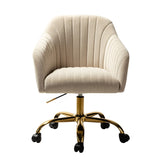 Bright Velvet Office Chair