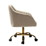 Bright Velvet Office Chair