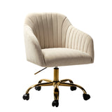 Bright Velvet Office Chair