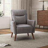 Clara Vegan Leather Armchair