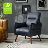 Clara Vegan Leather Armchair