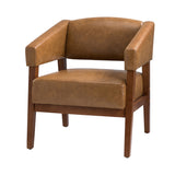 Nikolaus Vegan Leather Armchair CAMEL