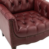 Enrique Genuine Leather Armchair