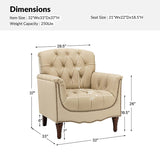 Enrique Genuine Leather Armchair