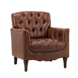 Enrique Genuine Leather Armchair
