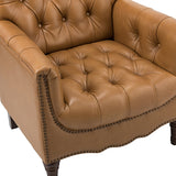 Enrique Genuine Leather Armchair