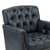 Enrique Genuine Leather Armchair