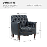 Enrique Genuine Leather Armchair