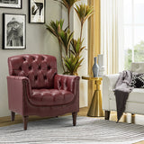 Enrique Genuine Leather Armchair