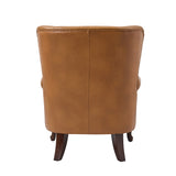 Anthony Genuine Leather Armchair CAMEL