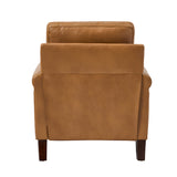 Raimund Genuine Leather Armchair CAMEL