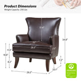 Brooklyn Vegan Leather Armchair