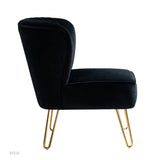 Eloisa Side Chair BLACK