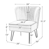 Eloisa Side Chair BLACK