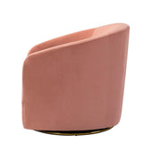 Emanuela Velvet Swivel Barrel Armchair