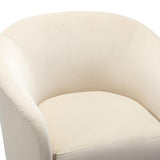 Emanuela Velvet Swivel Barrel Armchair