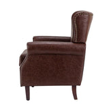 Luna Faux Leather Armchair