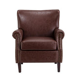 Luna Faux Leather Armchair