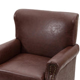 Luna Faux Leather Armchair