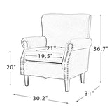 Luna Faux Leather Armchair