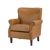 Luna Faux Leather Armchair