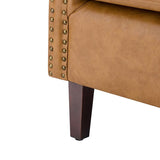 Luna Faux Leather Armchair