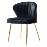 Luna Side Chair BLACK