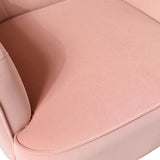 Marina 26" Wide Contemporary Velvet Armchair with Recessed Arms