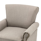 Hypanis Upholstered Armchair with Solid Wood Legs  Living Room Accent Chair