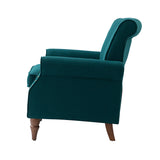 Hypanis Upholstered Armchair with Solid Wood Legs  Living Room Accent Chair