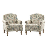 Raphael Farmhouse Armchair  with Wooden legs Accent Chair with Sturdy Frame(Optional Types)