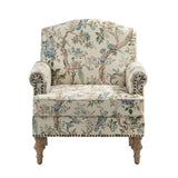 Raphael Farmhouse Armchair  with Wooden legs Accent Chair with Sturdy Frame(Optional Types)