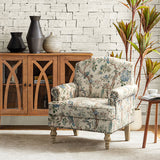 Raphael Farmhouse Armchair  with Wooden legs Accent Chair with Sturdy Frame(Optional Types)
