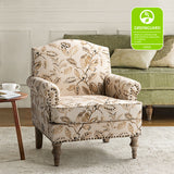 Raphael Farmhouse Armchair  with Wooden legs Accent Chair with Sturdy Frame(Optional Types)