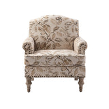 Raphael Farmhouse Armchair  with Wooden legs Accent Chair with Sturdy Frame(Optional Types)