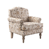 Raphael Farmhouse Armchair  with Wooden legs Accent Chair with Sturdy Frame(Optional Types)