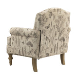 Raphael Farmhouse Armchair  with Wooden legs Accent Chair with Sturdy Frame(Optional Types)