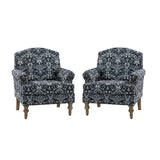 Raphael Farmhouse Armchair  with Wooden legs Accent Chair with Sturdy Frame(Optional Types)