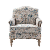 Raphael Farmhouse Armchair  with Wooden legs Accent Chair with Sturdy Frame(Optional Types)