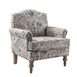 Raphael Farmhouse Armchair  with Wooden legs Accent Chair with Sturdy Frame(Optional Types)