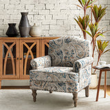 Raphael Farmhouse Armchair  with Wooden legs Accent Chair with Sturdy Frame(Optional Types)