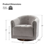 Gero Swivel Chair GREY