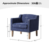 Lisa Solid Wood Frame Armchair